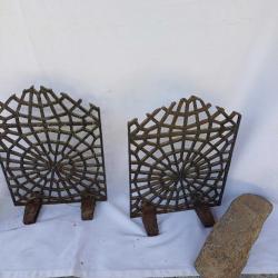 Döküm Demir Şomine Siperi,Ates Siperi Eski