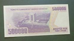 7 EMİSYON L 82 496666 SERİ 500 BİN LİRA ÇİL