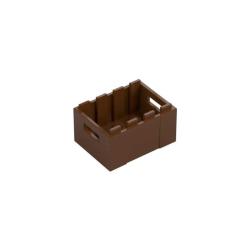 Lego® 30150 Konteyner, Kasa 3x4x1 2/3 Tutamaklı (Kızıl Kahverengi)