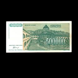 YUGOSLAVYA (1993) - 500.000 Dinar (ÇT-ÇÇT 7,5/10) 