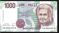 ** İTALYA ( 1.000 * LİRE ) 1990 - ÇİL