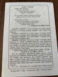 18 ŞUBAT 2007 - TAKVİM YAPRAĞI - DOĞUM GÜNÜ HEDİYESİ - BÜYÜK SAATLİ MAARİF TAKVİMİ - ATATÜRK - MELAHAT TOGAR - MELAHAT TOGAR'IN VEFATI - MİCHELANGELO'NUN VEFATI - TÜRKİYE RESMEN NATOYU KATILDI