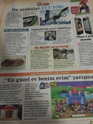 Hürriyet Gazetesi Hürriyet Çocuk Kulübü Gazetesi Doğum Günü Gazetesi -19 Haziran 2010-winx clup büyülü macera- Dünya Kupası'nda heyecan dolu dizgin- duygularınızı nasıl ifade etmeliyiz-yemyeşil bir macera-yepyeni bilmece bulmaca sayfaları- bu arabalar uçuyor- Oyuncak Hikayesi 3-okulda bateri çalıyorum- sitede yangın tatbikatı yapıldı- Saray petibör ile babanıza tatlı bir sürpriz hazırlayın- saray-duygularımızı nasıl ifade etmeliyiz-ben eski ayakkabı-japonların yeni robotları- en iyi 10 Max dondurması- sudoku-lego 2010 Türkiye şampiyonası finali İstinye Park'ta gerçekleşti