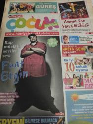 Hürriyet Gazetesi Hürriyet Çocuk Kulübü Gazetesi Doğum Günü Gazetesi -26 Haziran 2010- Avatar Son Hava bükücü-ata sporu güreşi-dilek Kırcaoğlu ile birlikte büyüyelim-insanlarla nasıl iletişim kuruyoruz-rap müziğin sevilen sesi Fuat Ergin- en iyi 10 Sokak oyunu- karnemi aldım ve Artık yeni bir bisikletim var-satranç şenliğine gidin- evde film seyreden-göktaşı yağmuruna hazır olun-insanlarla nasıl iletişim kuruyoruz-titanik bu sefer batmayacak- mendil kapmaca-el kızartmaca-ip atlama-yedi kiremit-bezirganbasi-sokak oyunları