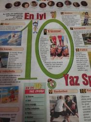 Hürriyet Gazetesi Hürriyet Çocuk Kulübü Gazetesi Doğum Günü Gazetesi -10 Temmuz 2010-sutopu- dünyayı sallayan kız atıyor-oyuncak müzesi-en iyi 10 yaz sporu- rengarenk-sevdiğiniz tüm boyalar yayganda- arkadaşlarımla ip atlamaca oynuyoruz- süper süper süper hafiyeler is başında- sevdiğimiz karakterler yüzerken bile yanımızda- barbie deniz kızına dönüşüyor- hayaliniz Arkadaşlarınızı sevmiyorsa-uçan otomobiller Türkiye'de üretilecek- güneş enerjisi ile çalışan böcek- yüzme-bisiklet-futbol-tenis-yaz sporu- türkiye'nin en büyük hayvan festivali