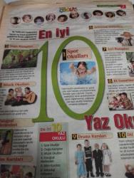 Hürriyet Gazetesi Hürriyet Çocuk Kulübü Gazetesi Doğum Günü Gazetesi -31 Temmuz 2010- yaz aylarına vazgeçilmez sporu sörf-yaramaz ikizler Zack and Cody-en iyi 10 yaz okulu-zamanın durduğu yer Miniatürk- rengarenk- emre Beren ile hafta sonu bitmeden- alice Harikalar diyarında-bu Hayvanlar yeni keşfedildi-national geographic kids dergisine bayılıyorum- yazın vazgeçilmezi sandaletler-sadece erkeklere özel- avatar Son Hava Bükücü kitabını okuyun-ata binmeyi çok seviyorum-tren gelir boş gelir-vücuduma neler oluyor-muhabir olma sırası sende- doğa kampları-izci kampları-arkeoloji atölyeleri-el sanatları-müzik okulları-drama kursları-sudoku-yaz tatili bitmeden spora ve eğlenceye doyun
