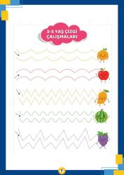 3-5 YAŞ Çizgi Çalışması YAZ-SİL Kitabı