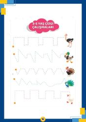 3-5 YAŞ Çizgi Çalışması YAZ-SİL Kitabı