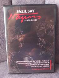 FAZIL SAY GENCO ERKAL NAZIM ORATORYOSU  DVD . İKİNCİ EL KONDİSYON YÜKSEK KOLEKSİYONLUK