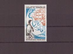 1972 Fransa The 200th Anniversary of the Discovery of Crozet Islands and Kerguelen'' Crozet Adaları ve Kerguelen'in Keşfinin 200. Yıldönümü'' Mnh Lüks Tam Seri Pul