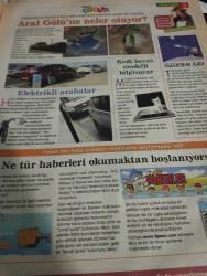 Hürriyet Gazetesi Hürriyet Çocuk Kulübü Gazetesi Doğum Günü Gazetesi -1 Mayıs 2010- hem spor hem zeka oyunu oryantiring- Hannah Montana çılgınlığı- rengarenk kelebekler-emre berent ile hafta sonu bitmeden-sihirli buz Müzesi- Çok eğlenceli bir 23 nisan'da-bir günlüğüne Eskimo olmaya ne dersin-aral görünene neler oluyor- odaklanmak bakmak ve görmek arasındaki farktır- türkiye Şampiyonası 2010 ön eleme tarihleri belli oldu- lego- kaptan kras yarışma programı- bilim şenliği başlıyor- iki Okyanus arasındaki ülke-yazı işleri toplantımızın gündeminde tiyatro vardı- deniz alan-nehir gürdil-ozan Aksu- konuşan ağaçtan çocuk masalları-23 Nisan'dan itibaren gün boyu masal dinletisi