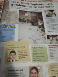 Hürriyet Gazetesi Hürriyet Çocuk Kulübü Gazetesi Doğum Günü Gazetesi -1 Mayıs 2010- hem spor hem zeka oyunu oryantiring- Hannah Montana çılgınlığı- rengarenk kelebekler-emre berent ile hafta sonu bitmeden-sihirli buz Müzesi- Çok eğlenceli bir 23 nisan'da-bir günlüğüne Eskimo olmaya ne dersin-aral görünene neler oluyor- odaklanmak bakmak ve görmek arasındaki farktır- türkiye Şampiyonası 2010 ön eleme tarihleri belli oldu- lego- kaptan kras yarışma programı- bilim şenliği başlıyor- iki Okyanus arasındaki ülke-yazı işleri toplantımızın gündeminde tiyatro vardı- deniz alan-nehir gürdil-ozan Aksu- konuşan ağaçtan çocuk masalları-23 Nisan'dan itibaren gün boyu masal dinletisi
