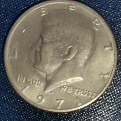AMERİKA 1971  50 CENT HALF DOLAR