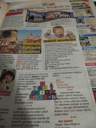 Hürriyet Gazetesi Hürriyet Çocuk Kulübü Gazetesi Doğum Günü Gazetesi -20 Şubat 2010- 7 filmden oluşan sihirler çocuk filmleri seti- azmi zaferi Galatasaray'ı tekerlekli sandalye basketbol takımı- pakugan ve onun Cesur kahramanlarını daha yakından tanımak ister misiniz-bakugan savaşçıları-balonla ilgili uçuş-melekler Köprüsü'nün ipek böceği- hafta sonu bitmeden-en iyi 10 hayvan- ya başaramazsam korkusu-suyun 4 hali-hijyenin hayatımızdaki önemi-iki dünya bir amaç Bakugan Savaşçıları- kısa film fotoğraf ve belgesel yarışması-sihirli maskeler- disney paris-sende üye ol aramıza katıl