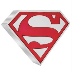 Niue 2 Dolar 2021 – Superman Logo – 1 Oz Gümüş Hatıra Para (Kutulu & Sertifikalı)
