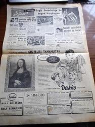Cumhuriyet Gazetesi - 21 Aralık 1957 - Demokrat Partililer İktisadi Gidişi Tenkit Ettiler - Elazığ Basını Sönüyor - Kıbrıslı Rumlarla Vali Foot Arasında Dostluk Arttı - Şam Türkiye'ye Yeni Bir Nota Verecekmiş - NATO Kararlarına Muhalefet Başladı - Kayseri'nin Bir Köyünde 48 Çocuk Kızamıktan Öldü - Cibalide Yangın Fotoğraf - 20. Asırda Hakiki Bir Robenson Nakleden A.  Cemaleddin Saraçoğlu Yazı Dizisi - İstanbul Hilton Çocuk Çayı - Van Özalp'ta 33 Vatandaşın Kurşuna Dizilmesi Hadisesi - Cezayirde Kanlı Savaş Şiddetlendi -  Zaruri İhtiyaç Maddeleri - Sanatkar Celal Şahin Aleyhine Babalık Davası Açıldı - Devlet Tiyatrosu İstanbul'a Geliyor - Günün Ansiklopedisi - Fenerbahçe Ankara'da Galatasaray'a 47 45 Mağlup Oldu - Kıbrıs'ta Şöhretli Türk Takımı Çetinkaya İngiliz Hava Kuvvetlerini 3 1 Yendi - Beşiktaş Adalet Yarın Şeref Stadında Oynayacak - Vakko