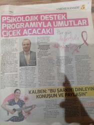 HÜRRİYET GAZETESİ HÜRRİYET KELEBEK 2 GAZETESİ DOĞUM GÜNÜ GAZETESİ - 21 EKİM 2018-sağlık adası medyanın katkılarıyla hazırlanan meme sağlığı rehberi-psikolojik destek programıyla umutlar çiçek açacak- 10 soruda meme kanserinde cerrahi tedavi-meme kanserinden korunmak için nasıl beslenmeli-74 milyon kişiye ulaşan kampanya kansere karşı 1'iz-meme kanserinin erken teşhisinde yenilikçi teknolojiler-A'dan Z'ye meme sağlığı dosyası-serkan barış-ge sağlık türkiye genel müdür yelda ulu colin-türk tıbbi onkoloji derneği yönetim kurulu üyesi prof. Dr. Özlem er-