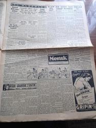 Cumhuriyet Gazetesi - 9 Haziran 1952 - Kısa Görüşlü Politika Cinayettir Yazan Abidin Daver Başmakale - Yunan Kral Ve Kraliçesi Dün Geldiler Fotoğraf - Kraliçe Federasyonu Elinde Türk Yunan Bayrakları Trenden Halkı Selamlıyor Fotoğrafı - Kralın Ziyaretine Dair Venizelos'un Demeci - Fransa Halkı Komünizmle Mücadeleye Davet Edildi - Başbakan Adnan Menderes Ankara'ya Domdu- Aziz Şehidimiz Albay Nuri Pamir'le Son Mülakat - Kore Değiştirme Birliğimiz - Türkiye İspanya Milli Maçı 0 0 Beraberlikle Neticelendi Fotoğrafı - Gelin Aya Gidelim Toplayan Tevfik Sadullah Yazı Dizisi - Ramazan Fıkraları - Ruh Gurbetinde Yazan Kerime Nadir Yazı Dizisi - Suriye'de Askeri İdare Dün Gece Sona Erdi - Güzel Yazan Burhan Felek Köşe Yazısı - Gül Kupasını Fenerbahçe Kazandı - İstanbul Tenis Birincilikleri - İstanbul Ankara Radyosu Programı - Sanat Âleminde Yazan Bedri Rahmi Eyüboğlu - Çapamarka - Siemens Otomobil Radyosu - Sheaffers Dolma Kalemi - Yunan Kral Ve Kraliçesinin Türkiye'ye Ziyaretlerinde Fotoğraflar