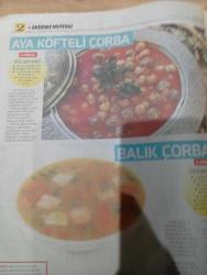 HÜRRİYET GAZETESİ HÜRRİYET KELEBEK 2 GAZETESİ DOĞUM GÜNÜ GAZETESİ - 17 TEMMUZ 2017-akdeniz mutfağı biribirinden lezzetli 12 farklı yemek-midyeli fettucini-fava-tabbule-caponata-aya köfteli çorba-balık çorbası-endülüs usulü gazpacho çorbası-kimyonlu ve soğanlı fava-tabbule-şıh mualla-fas usulü sebzeli et yahnisi kuskus ve harissa sosla-domatesli ve midyeli fettucini-selanik usulü patlıcan pidesi-katalan usulü deniz levreği-hürriyet kitap