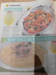 HÜRRİYET GAZETESİ HÜRRİYET KELEBEK 2 GAZETESİ DOĞUM GÜNÜ GAZETESİ - 17 TEMMUZ 2017-akdeniz mutfağı biribirinden lezzetli 12 farklı yemek-midyeli fettucini-fava-tabbule-caponata-aya köfteli çorba-balık çorbası-endülüs usulü gazpacho çorbası-kimyonlu ve soğanlı fava-tabbule-şıh mualla-fas usulü sebzeli et yahnisi kuskus ve harissa sosla-domatesli ve midyeli fettucini-selanik usulü patlıcan pidesi-katalan usulü deniz levreği-hürriyet kitap