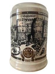 1981 Köln Alman Bira Bardağı TANKART