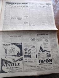 Cumhuriyet Gazetesi - 20 Temmuz 1959 - Geç Olsun Da Yazan Nadir Nadi Başmakale - Seçimlerin Tehiri Tasarıları Bugün Mecliste Görüşülüyor - Ordu Yapı Kooperatifleri Şikayet Konusu Oluyor - Eyüp Demokrat Parti Kongresinde İki Delege Arasında Bir Tartışma Fotoğrafı - Kartal Leylek Savaşı - Ankara Sümerbank İşçileri kongresini Polis Dağıttı - Dışişleri Bakanı Fatin Rüştü Zorlu Cenevre'den Döndü - Otelli Otobüs Fotoğrafı - Kıbrıs'taki İngiliz Askerleri Çekiliyor - Haritamızda Bir Nokta Yazan Fakir Baykurt Yazı - Beş Milyonerimizi Düşünürken Yazan Hasan Ali Yücel - Komünist Mi Değil Mi Yazan Ömer Sami Coşar - Ford Tesisi Ankara Üniversitesine Bağış Yaptı - Pazartesi Konuşmaları Yazan Bedri Rahmi Eyüboğlu - Bay Oscar Karikatür- Ruslar Anna Karenin'i Çevirecekler - Uluç Ali Yazan Halikarnas Balıkçısı Yazı Dizisi - İstanbul Ankara Radyosu Programı - Yesari Asımın En Son Şaheserleri - Galatasaray Adası Yelken Yarışları Güzel Geçti - Gündüz Kılıç Feriköy Antrenörü Oldu - Aycan Önel Rekor Kırdı