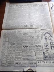 Cumhuriyet Gazetesi - 2 Ekim 1953 - Mısır Ve İran'da Siyasi Tasfiye Cumhuriyet Başamakale - Trakya Manevralarında Atom Hücumu Önlendi - Eski Dışişleri Bakanı Necmettin Sadak'ın Naşı Dün Getirildi - Ankara'da Türk Fransız Görüşmeleri Başladı -   Fransız Devlet Adamları Ankara İstasyonunda Başbakan Adnan Menderes İle Birlikte Fotoğraf - Atatürk Rozeti - Meşhur Kadın Yüzücü Florence Chadwick İstanbul'a Geldi - Mısır'da İdama Mahkum Edilen Eski Başbakan İbrahim Abdülhadi - Para Ve Okul Yazan Hasan Ali Yücel - Şehit Pilot Hikmet Yayın Eşine Başhosteslik Tekli Edildi - Irak'la Telefon Görüşmeleri Başladı - Devlet Tiyatrosu Genel Müdürü Cevat Memduh'un Basın Toplantısı - İstanbul'da İkinci Bir Askeri Tıp Okulu Açılacak - İstanbul'un Hudutları Yazan Burhan Felek Köşe Yazısı - Beşiktaş Takımı Ankara'ya Gidiyor - Fenerbahçe İdare Heyetinin Basın Toplantısı - Yeni Ses Opereti Yutmazoğlu - Üstad Münir Nurettin Selçuk Ve Ferdi Tayfur Opera Sinemasında - Eşsiz Bir Casus Yazan Waldo Brandt