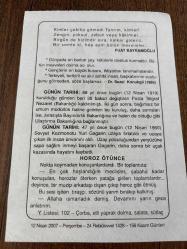 12 NİSAN 2007 - TAKVİM YAPRAĞI - DOĞUM GÜNÜ HEDİYESİ - BÜYÜK SAATLİ MAARİF TAKVİMİ - TÜRK KALP VAKFI - FUAT BAYRAMOĞLU - DR.SEZAİ KONUKGİL - SOVYET KOZMONOTU YURİ GAGARİN UZAYA FIRLATILDI
