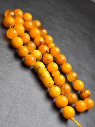 Orjinal rus seccar damla kehribar tespih