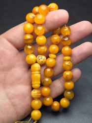 Orjinal rus seccar damla kehribar tespih