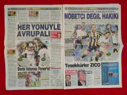 Fenerbahçe 2-0 PSV Eindhoven, Liverpool 8-0 Beşiktaş, Galatasaray - 8 Kasım 2007 - Fotospor Gazetesi - Tam Gazete