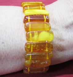 HaKiKi BALTIK DAMLA KEHRİBAR RoLeX TiPi  YETİŞKİN BİLEKLİĞİ...19,1gr