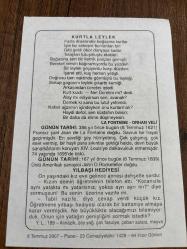 8 TEMMUZ 2007 - TAKVİM YAPRAĞI - DOĞUM GÜNÜ HEDİYESİ - BÜYÜK SAATLİ MAARİF TAKVİMİ - GAZİ MUSTAFA KEMAL ATATÜRK - ORHAN VELİ - FRANSIZ ŞAİR LA FONTAİNE DOĞDU - ÜNLÜ AMERİKALI SANAYİCİ JOHN D. ROCKEFELLER DOĞDU