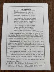 30 TEMMUZ 2007 - TAKVİM YAPRAĞI - DOĞUM GÜNÜ HEDİYESİ - BÜYÜK SAATLİ MAARİF TAKVİMİ - MUĞLA HALKSÖZÜ - CAHİT SITKI TARANCI - BAŞKUMANDAN MUSTAFA KEMAL VE SİLAH ARKADAŞLARI TOPLATI YAPARAK BÜYÜK TAARUZUN ESASLARINI ÇIKARDILAR - TÜRK GÜREŞÇİLERİ LONDRA OLİMPİYATLARINDA ALTIN MADALYA KAZANDILAR