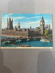 The houses of parliament  london kartpostalı 15x10 ebatında