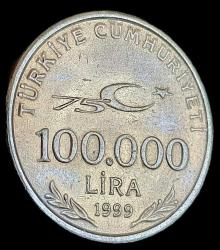 1999 100 Bin Lira Çil
