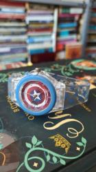 marvel avengers kaptan amerika orijinal analog kol saati & açıklamayı okuyunuz