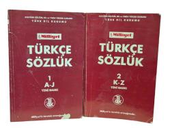 Türk Dil Kurumu Milliyet TÜRKÇE SÖZLÜK 2 CİLT TAKIM [A-J ve K-Z]