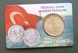 1987 10 Lira Çil Kendi Özel Tanıtım kitinde