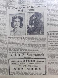 Cumhuriyet Gazetesi - 18 Kasım 1946 - Rusya Israr Ediyorsa Biz De Israr Ediyoruz Yazan Abidin Daver Başmakale - Başkan Truman Beyaz Saray'da Molotov'la Görüşürken Fotoğrafı - Başkan Truman Yeni Bir Harp İhtimali Her Zaman Mevcuttur - Yugoslav Yunan Sınırında On Bir Yugoslav Tümenin Yunan Hududuna Yığılmış - Yeni Bir Siyasi Parti Kurulacağı İddiaları - Mareşal Fevzi Çakmağını Yeni Bir Partiye Göreceği Doğru Değil - Akdeniz Güreş Şampiyonası Fotoğraf - Çalışma Bakanı Sadi Irmak - Adnan Menderes'in Son Bir Resmi - Galatasaray Beşiktaş Berabere Kaldılar Fotoğraf - Fenerbahçe Süleymaniyeyi 2 1 Yendiler - Eminönü Halk Evinde Bale Müsabakası Fotoğraf - Denizli'den Dönen Celal Bayar Ve Adnan Menderes'in Beyanatları - İstanbul Muhteliti Ve Fenerbahçe Mısır'a Gidiyor - Şeytanın Kızı Filmi Yıldız Sinemasında - Tekel Bayilerinin Tezkereleri Yenileniyor - Ankara At Yarışlarının Neticeleri - Yavuz Sultan Selim Ağlıyor Yazan Feridun Fazıl Tülbentçi Yazı Dizisi - Dram Kısmında Gök Korsan Piyesi