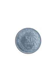 1972 Yılı 50 Kuruş Orjinal Dönemin Parası