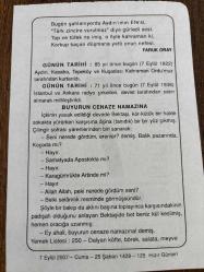 7 EYLÜL 2007 - TAKVİM YAPRAĞI - DOĞUM GÜNÜ HEDİYESİ - BÜYÜK SAATLİ MAARİF TAKVİMİ - WALTER SAVAGE LANDOR - FUAT KORAY - AYDIN,KASABA,TEPEKÖY VE KUŞADASI ORDUMUZ TARAFINDAN KURTARILDI - İSTANBUL VE ANKARA RADYOLARI BİRLEŞTİRİLDİ