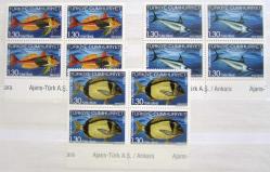 TÜRKİYE=2011  İ-4279..81  Denizlerimizdeki Balıklar DBL  (**)'