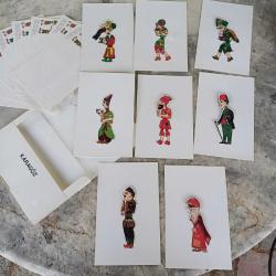 LOT.14 » 3 Boyutlu  Karagöz Posta Kartlari ve Zarflari