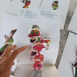 3 Boyutlu  Karagöz Posta Kartlari ve Zarflari