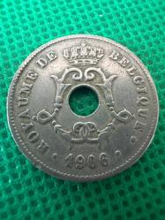 Belçika 10 Centim 1906