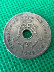 Belçika 10 Centim 1906
