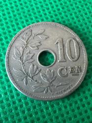 Belçika 10 Centim 1906
