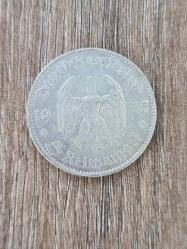 1935–1939 Nazi Almanyası Dönemi 5 Adet Gümüş Reichsmark Loti – Hindenburg & Garnisonkirche
