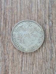 1935–1939 Nazi Almanyası Dönemi 5 Adet Gümüş Reichsmark Loti – Hindenburg & Garnisonkirche